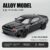 Dodge Challenger Hellcat Toy Car for 1: 32 Scale Die Cast Metel Cars Toy Pull Back Hellcat Model Cars with Sound and Light Hellc