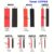 127pcs Black Red Heat Shrink Tubing 2:1 Assortment Polyolefin Tube Car Cable Sleeving Wrap Wire Kit