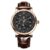 2024 Business Waterproof Mechanical Watches Men Top Brand Luxury Leather Watch For Men Moon Phase Automatic Wristwatch