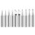 10pcs Lead-free Copper 2.4D B I 3C K Internal Heat Soldering Iron Tip Soldering Iron Head For 936 853D 8786D Rework Station Welding Tools