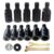 Black Drill Accessories Coupling Tools Grinding Polishing Saw Blade Adapter Connecting Rod Sleeve Motor Shaft Adapter