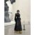 Daily Commuter Hanfu Suit Women’s Autumn and Winter New Chinese Style National Style Vertical Collar Shirt Horse Face Dress Two-piece Set