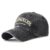 New Soft Top Washed Vintage Coated Cloth Cap Three-Dimensional Embroidery Sunhat Distressed White Casual Baseball Cap