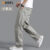 New Cargo Pants Men’s Loose Straight Oversize Clothing Solid Grey Versatile Work Wear Black Joggers Cotton Casual Male Trousers