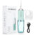 Oral Irrigator Portable Dental Water Flosser USB Rechargeable Water Jet Floss Tooth Pick 4 Jet Tip 220ml 3 Modes IPX7 1400rpm