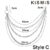 KISMIS 1PC Punk Street keychain trousers pants chain Multi Layer Men chain Wallet Belt Chains Hipster Keyring Hip Hop Jewelry