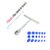 Car Dent Puller T Dent Repair Tool Auto Repair Sheet Metal Kit Slide Hammer Reverse Hammer Glue +18pcs Glue Puller