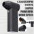 Cleaning Wind Speed 35m/s 130000RPM Turbofan With Flashlights Dust Removal High Power Jet Fan Dust Blower Powerful Violent Turbo Fan