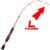 Sougayilang Ice Fishing Rod 2 Sections High Carbon Fiber Ice Rods with M/L Power Two Rod Tips Max Drag 8Kg Fishing on The Ice