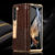 LANGSIDI Leather Case for Samsung Galaxy Z Fold 6 5 4 3 Fold6 Fold5 Gold Plating Magnetic Hinge Stand Cover with Mirror Film