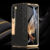 LANGSIDI Leather Case for Samsung Galaxy Z Fold 6 5 4 3 Fold6 Fold5 Gold Plating Magnetic Hinge Stand Cover with Mirror Film