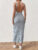 Solid Backless Tank Dress??îSummer new sexy backless mid-length knitted sleeveless dress