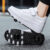 Two wheel skateboarding shoes casual shoes mob shoes Children’s luminous roller skates skating charging with lights wheel shoes