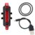 Bicycle Light Waterproof Rear Tail Light LED USB Style Rechargeable Bike Cycling Portable Light
