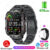 2024 Outdoor Military 3ATM Waterproof Smart Watch Men 420mAh Battery Heart Rate Sports Fitness Watches Bluetooth Call Smartwatch