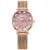 2024 New Luxury Women Bracelet Quartz Watches For Women Casual Waterproof Luminous Mesh Stainless Steel Ladies Wristwatches