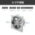 6/7/8inch Inline Extractor Exhaust fan Ventilation Pipe Fan Bathroom Kitchen Wall Window Stainless Steel Attic Ventilator
