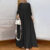 ZANZEA Fashion Women Long Sleeve Maxi Long Dress Spring Hijab Muslim Sundress Robe Femme Dubai Turkey Abaya Islamic Clothing