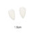 Dentures Props 1 Pair DIY Halloween Costume Props Party Vampire Teeth Fangs 4 size Environmentally friendly resin