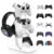 Universal 3-layer controller holder and headphone holder game accessories For PS5 PS4 storage holder black, white, transparent