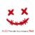 Helmet Creative Stickers Electric Vehicle Motorcycle Body Reflective Waterproof Smile Decal Car Rear Window Personalized Sticker