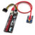 USB 3.0 Mini PCI-E Riser SATA to 4 Pin 6 Pin 16X Extender PCIE Riser Adapter Card Power Cable for  Laptop External Graphics Card
