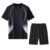 Fitness Clothes Ice Silk Quick Drying T-shirt Suit Men Short Sleeve Running Sportswear Shorts Tracksuit Gym Sports Training Sets
