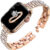 Bling Strap for Apple Watch Band 40mm 41mm 44mm 45mm Slim Jewelry Metal Link Bracelet Women iWatch Ultra 2 49mm 9 8 7 6 5 4 3 SE