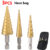 4-32 mm 4-20 mm HSS Titanium Coated Step Drill Bit High Speed Steel Metal Wood Hole Cutter Cone Drilling Tool