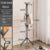 Versatile Coat Racks Home Living Room Floor Standing Scarf Clothes Rack Easy to Move and Drying Clothes Coat Racks