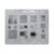 RELIFE Multi-Purpose BGA Stencil for 0.3/0.35/0.4/0.5/Parallel/45 Degree Hole Universal Solder BGA Reballing Stencil Solder Net