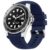 Silicone Watch Strap 20mm 22mm Rubber Watch Band Curved End No Gaps Strap for Samsung Galaxy Watch Huawei GT4 46mm Amazfit OPPO