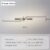 Modern LED Wall Lamp 100/120CM Long Strip Wall Sconce Living Room Bedroom Bedside Bar Home Decor Remote Control Led Lustre
