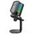 AmpliGame by FIFINE USB Gaming Microphone with RGB,Gain Knob,Touch Mute,Streaming Podcast Condenser Mic for PC,Switch,PS5-A6NEO