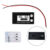 DC 8V-100V Lithium Battery Voltmeter Battery Level Display with Temperature Detection Buzzer Alarm LED Digital Display
