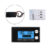 DC 8V-100V Lithium Battery Voltmeter Battery Level Display with Temperature Detection Buzzer Alarm LED Digital Display