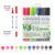 12-262 Colores Double Pen Tip Markers Brush Pens Set Painting Highlighter School Art Supplies for Artist Stationery