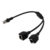RJ45 Male to 2 Female RJ45 Connector Splitter Ethernet 2-in-1 Internet Adapter Cable Separator LAN Network Adapter Cable