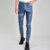 Men’s Leather Pants Skinny Fit Stretch Fashion PU Leather Trousers Nightclub Party & Dance Pants Thin