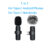 New Wireless Lavalier Microphone Portable Audio Video Recording Mini Microphone for iPhone Android PC Camera Live Gaming Phone