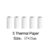 Portable Mini Pocket Printer With Wireless Inkless Printing For Photos Receipts Notes Memos Labels Compatible With IOS Android