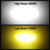1pcs CSP 10000Lm H4 LED Moto H6 BA20D P15D LED Moto Motorcycle Headlight Bulbs Lens Yellow Hi Lo Lamp Motorbike Headlight Lamp