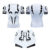 Anime Jujutsu Kaisen Compression Set For Men 3d Printed Compression Shirt+2 In 1 Double Layer Pants Workout Gym Performance Suit