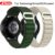 2pcs Strap For Samsung Galaxy Watch 5 Pro 4 3 Classic Active 2 Gear Nylon Alpine Loop Bracelet Huawei Watch GT 2 3 Band 20 22mm