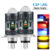 1PC CSP 10000Lm H4 LED Moto H6 BA20D P15D LED Motorcycle Headlight Bulbs White Yellow Hi Lo Beam Lens Motorbike Lamp Fog Lights