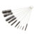 10PCS Nylon Stainless Steel Tobacco Cleaning Brushes Set Accessory For Tobacco Pipe Smoke Tube Cleaning Tools