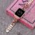 Luxury Metal Strap for Apple Watch Series 9 Ultra 8 7 SE 6 5 4 3 Single Chain Wristband for iWatch Band 38/40/41/42/44/45/49mm