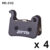 ZTTO 4Pairs MTB Semi Metal BIke Brake Pads Quiet Ceramic For Bicycle Disc Brake M8020 M6100 mt200 Guide Code E9 DB ER MT6 MT4