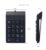 USB Numeric Keypad Wire Numpad Digital 19 Key Mini Keyboard For PC Laptop Notebook Tablets Accounting Number Pad Bank Stocks