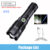 100000 Lumen Super Bright Spotlight Long Range LED Flashlight Built-in Battery USB Charging Waterproof Portable Camping Torch